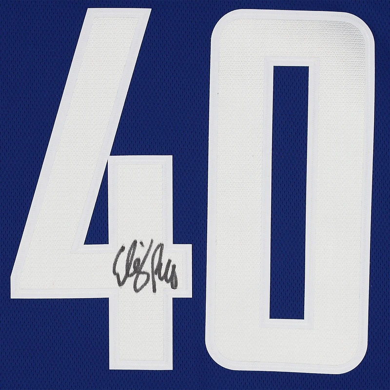 Elias Pettersson Vancouver Canucks Maillot Breakaway bleu dédicacé des Canucks alternatifs