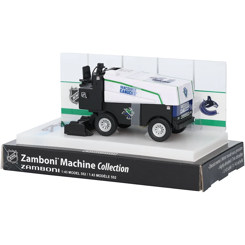 Filip Hronek Vancouver Canucks dédicacé Zamboni moulé sous pression à l'échelle 1:43