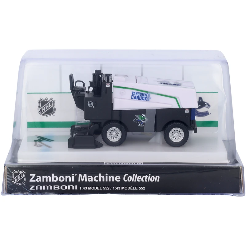 Filip Hronek Vancouver Canucks dédicacé Zamboni moulé sous pression à l'échelle 1:43