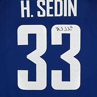 V106832 Maillot authentique Adidas alternatif bleu autographié par Henrik Sedin des Canucks de Vancouver Maillot AUT HK Henrik Sedin 45602 AUTJERHOC JRSYSE0155 #4