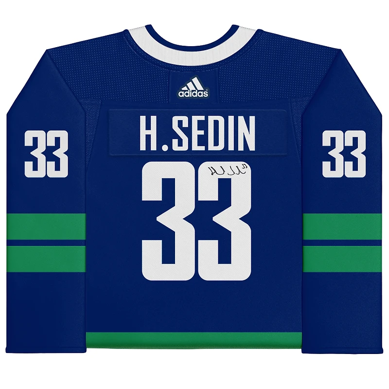 Henrik Sedin Vancouver Canucks Autographed Alternate adidas Authentic Jersey
