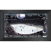 Photo encadrée de la patinoire Signature 2024 des Canucks de Vancouver de Highland Mint, 12 po x 20 po