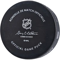 Ilya Mikheyev Vancouver Canucks Autographed Official Game Puck with "Van Debut 10/18/22" Inscription