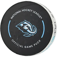 Liam Öhgren Vancouver Canucks Game-Used Goal Puck from February 2, 2026 vs. Utah Mammoth