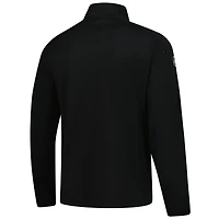 Veste polaire à glissière quart de tour Authentic Pro noire des Vancouver Canucks Fanatics pour homme