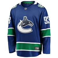 Men's Fanatics Marco Rossi Blue Vancouver Canucks Home Premier Breakaway Player Jersey