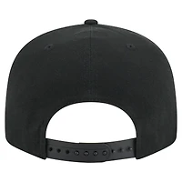 Men's New Era  Black Vancouver Canucks Canvas 9FIFTY Snapback Hat