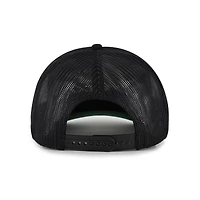 Men's '47  Black Vancouver Canucks Double Header Mesh Hitch Adjustable Hat