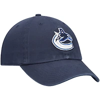 Men's '47 Navy Vancouver Canucks Team Clean Up Adjustable Hat