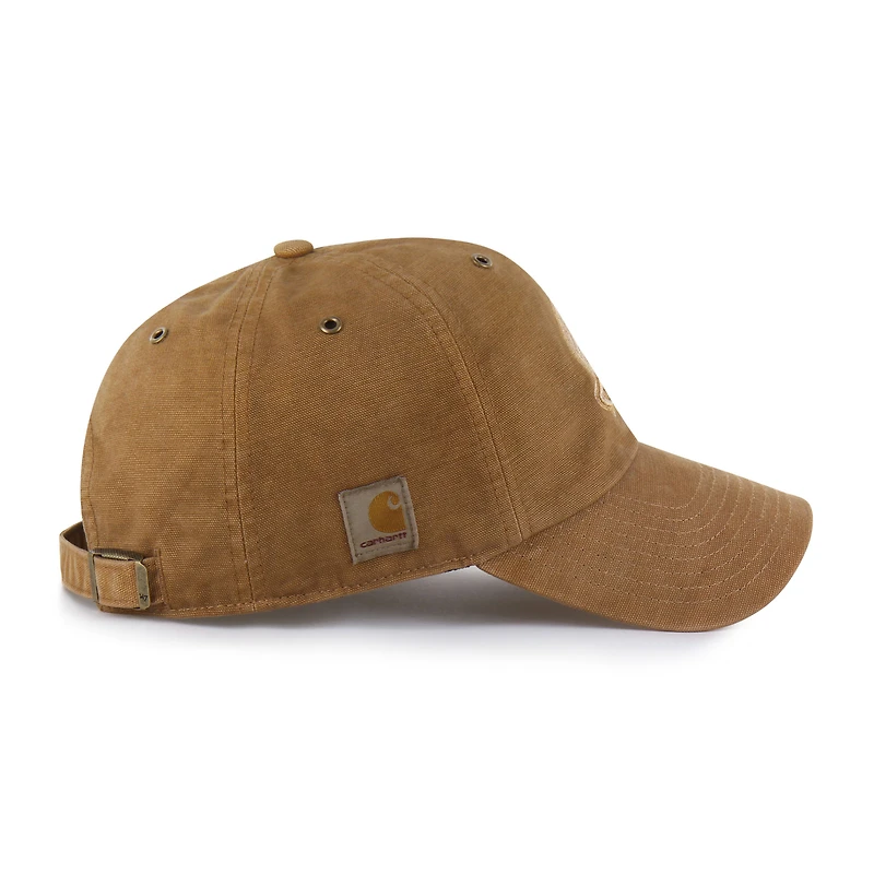 Casquette ajustable Carhartt x '47 marron Vancouver Canucks Dyed Clean Up pour homme
