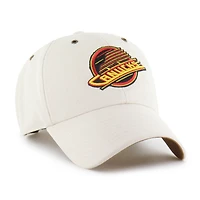 Men's Carhartt x '47 Natural Vancouver Canucks Undyed Clean Up Adjustable Hat