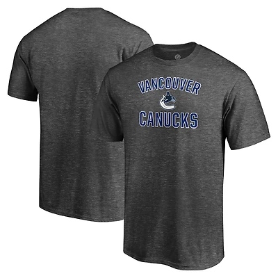 Men's  Charcoal Vancouver Canucks Victory Arch T-Shirt