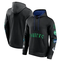 Sweat à capuche noir Fanatics pour hommes des Canucks de Vancouver Wild Winner