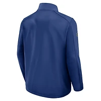 Veste zippée intégrale Authentic Pro Rink bleue Fanatics pour homme des Canucks de Vancouver