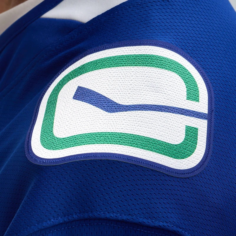Maillot domicile des Canucks de Vancouver, bleu Fanatics, pour homme