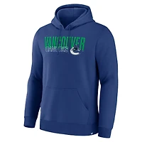 Men's Fanatics Blue Vancouver Canucks Net Minder Legacy Hoodie