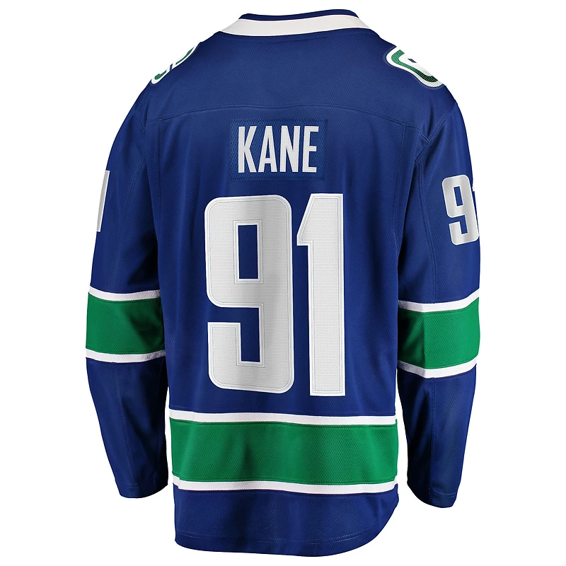 Men's Fanatics Evander Kane Blue Vancouver Canucks Home Breakaway Jersey