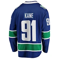 Men's Fanatics Evander Kane Blue Vancouver Canucks Home Breakaway Jersey