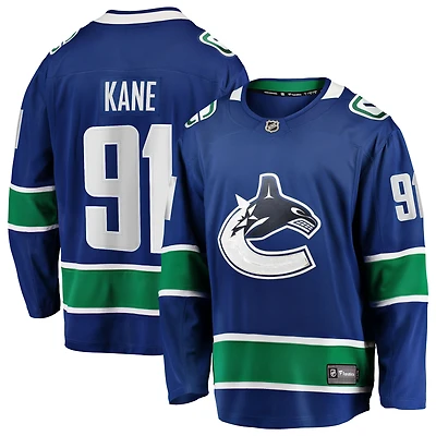 Men's Fanatics Evander Kane Blue Vancouver Canucks Home Breakaway Jersey