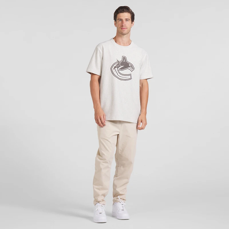 Men's Fanatics Gray Vancouver Canucks Made Canada T-Shirt