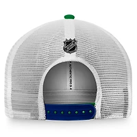 Fanatics pour hommes, vert, Canucks de Vancouver, repêchage 2022 de la LNH - Casquette Snapback authentique Pro Rink Trucker