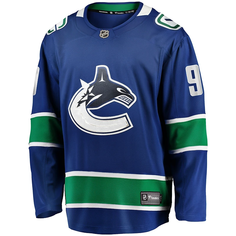 Men's Fanatics J.T. Miller Blue Vancouver Canucks Home Breakaway Player - Jersey
