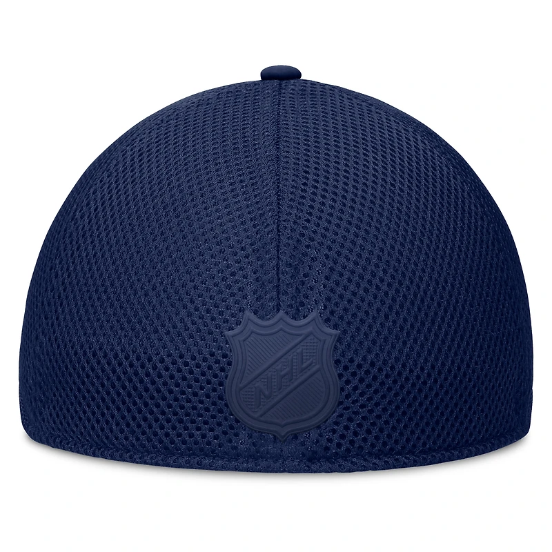 Men's Fanatics Navy Vancouver Canucks Authentic Pro Road Flex Hat