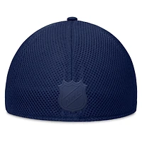 Men's Fanatics Navy Vancouver Canucks Authentic Pro Road Flex Hat