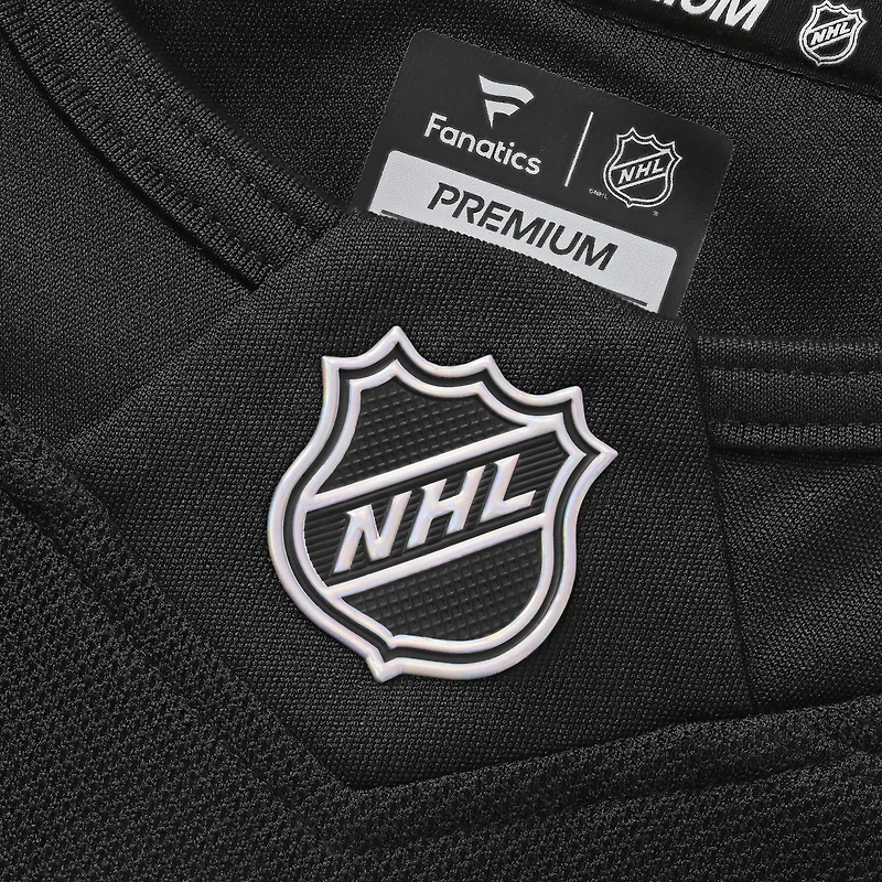 Maillot de joueur alternatif premium noir Quinn Hughes des Vancouver Canucks pour hommes Fanatics