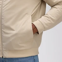 Men's Fanatics Tan Vancouver Canucks Authentic Pro Road Lightweight Full-Zip Bomber Jacket