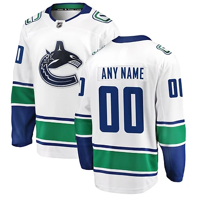 Fanatics Branded White Vancouver Canucks Premier Breakaway - Maillot personnalisé