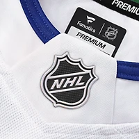 Men's Fanatics White Vancouver Canucks Away Premium Custom Jersey