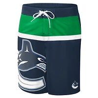 Men's G-III Sports by Carl Banks Navy Vancouver Canucks Sea Wind - Swim Trunks