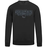 Sweat-shirt noir Levelwear Vancouver Canucks Delta Zane pour homme