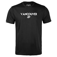 T-shirt Richmond City Capsule pour homme, noir, Vancouver Canucks