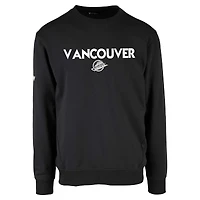 Sweat-shirt à enfiler Zane City Capsule pour homme, noir, des Vancouver Canucks