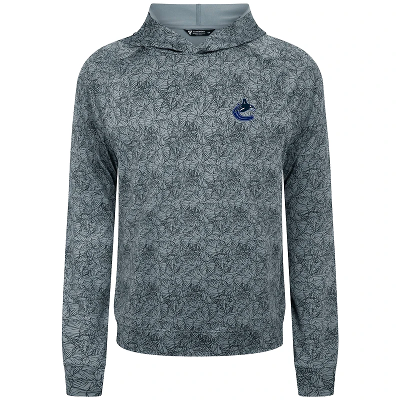 Sweat à capuche raglan gris Vancouver Canucks Albatross de Levelwear pour homme