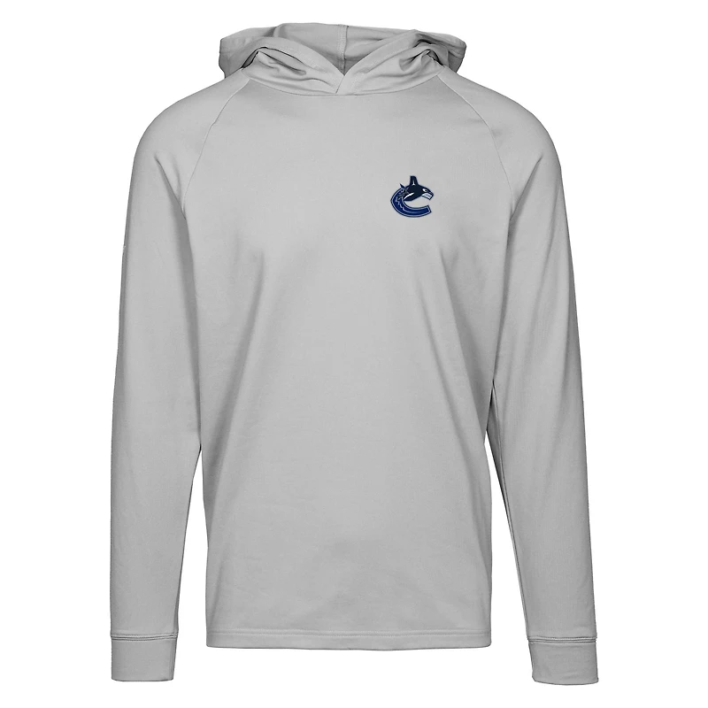 Sweat à capuche gris Dimension Insignia Core pour homme de Levelwear Vancouver Canucks