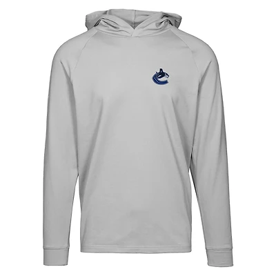 Sweat à capuche gris Dimension Insignia Core pour homme de Levelwear Vancouver Canucks