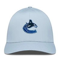 Casquette Zeta Insignia Core Flex grise pour homme des Vancouver Canucks de Levelwear