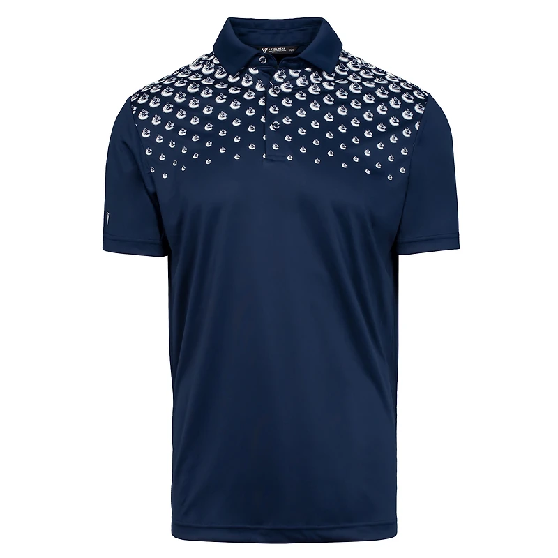 Homme Levelwear Marine Vancouver Canucks NHL x PGA - Polo Original