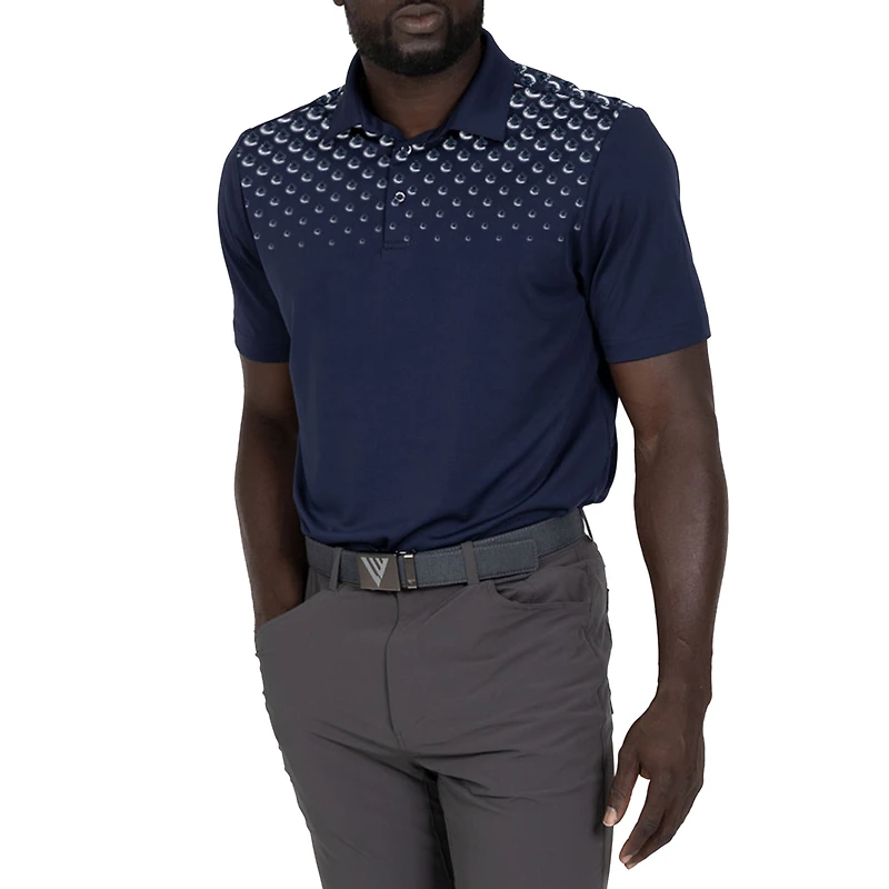Homme Levelwear Marine Vancouver Canucks NHL x PGA - Polo Original