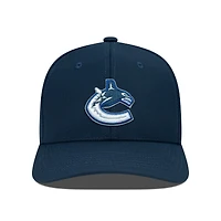 Casquette Rise Flex bleu marine pour homme des Vancouver Canucks de Levelwear