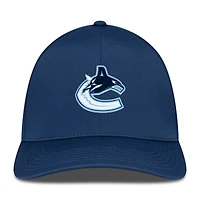 Casquette Zeta Insignia Core Flex bleu marine pour homme des Vancouver Canucks de Levelwear