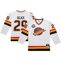 Men's Mitchell & Ness Gino Odjick White Vancouver Canucks 1994/95 Power Play Player Jersey