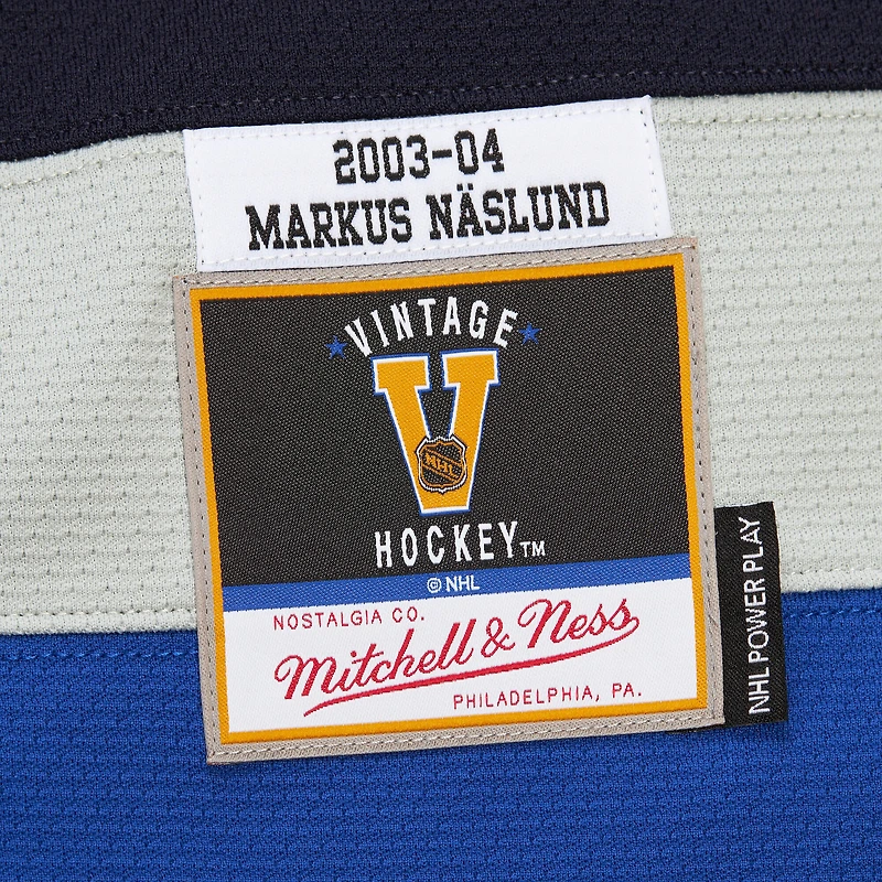 Men's Mitchell & Ness Markus Naslund Navy Vancouver Canucks 2003/04 Power Play Player Jersey