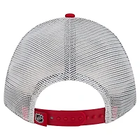 Men's New Era  Black/Red Vancouver Canucks Sock 9FORTY M-Crown A-Frame Adjustable Hat