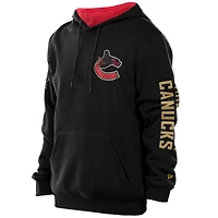 Sweat à capuche noir New Era pour homme, motif Canada Day