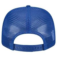 Casquette camionneur extensible à bouton-pression 9SEVENTY bleue des Canucks de Vancouver de New Era pour homme