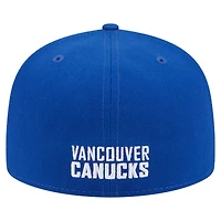 Casquette ajustée Deceptor 59FIFTY bleue New Era pour homme des Canucks de Vancouver